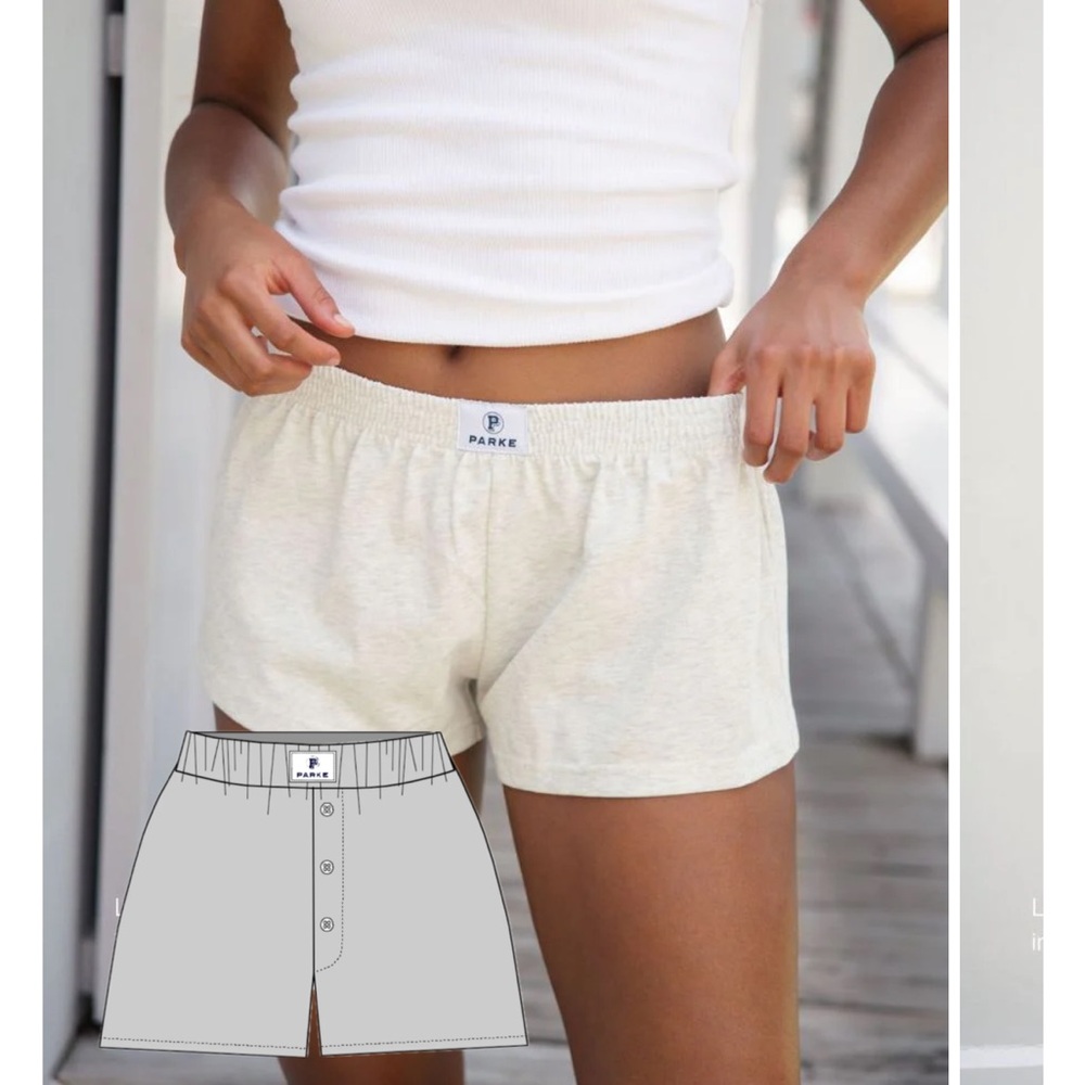 Parke classic grey heritage boxer shorts open to offers